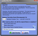 MuvAudio - Recording Setup Screenshot