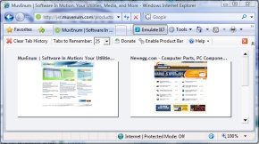 Open Last Closed Tab for Internet Explorer Screenshot